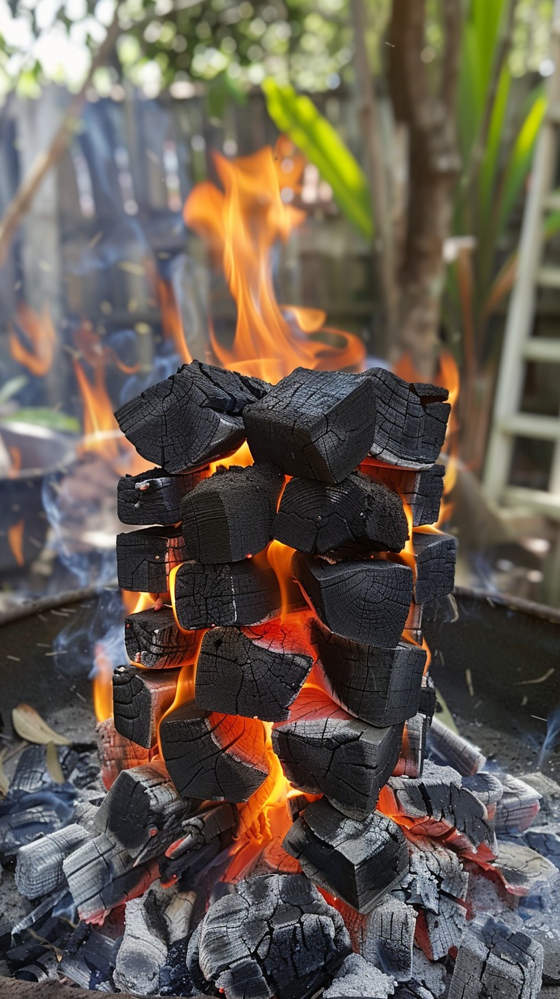 fiery-charcoal-flames-stockcake